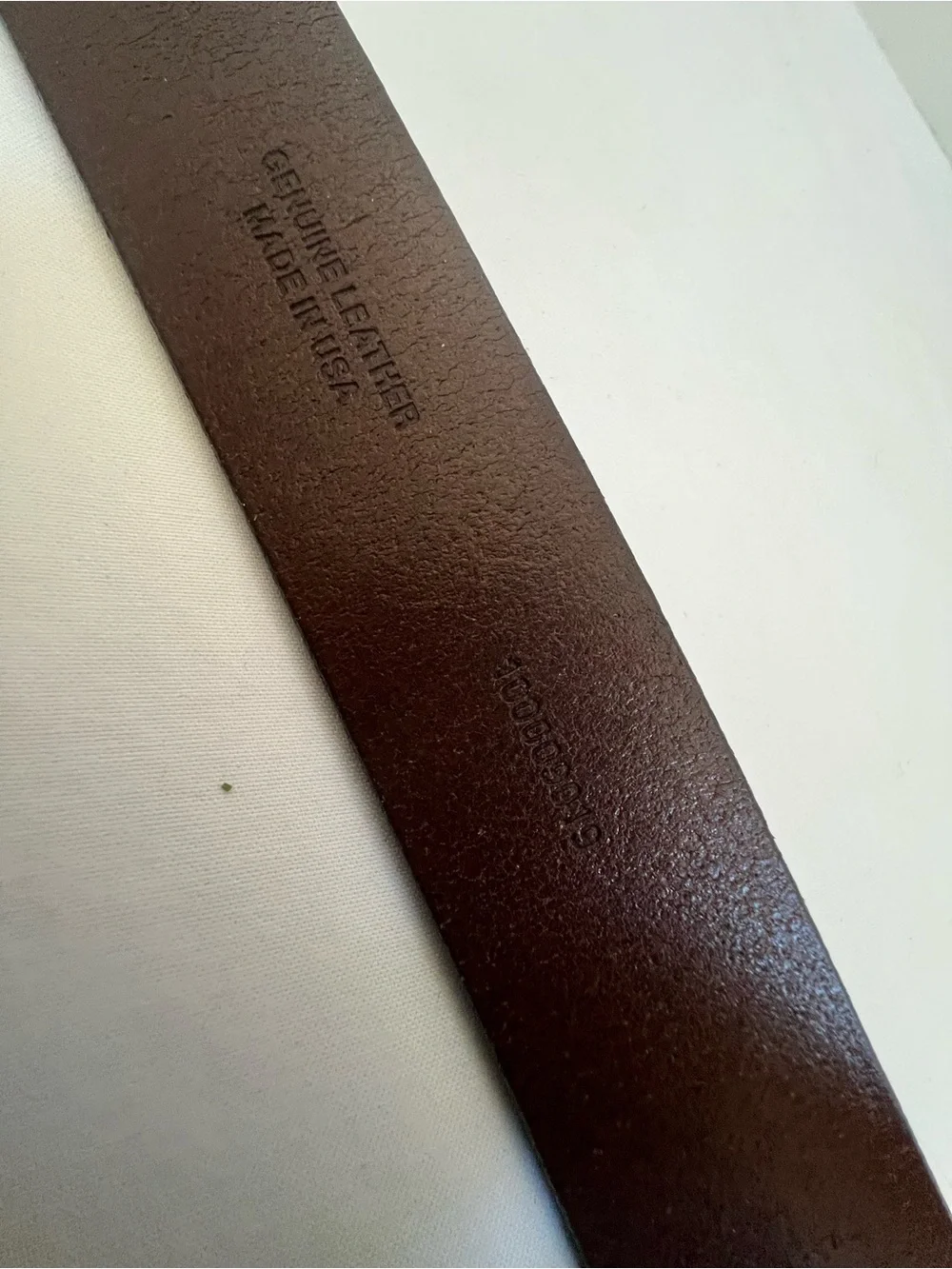 Brooks Brothers Belt Brown Leather With Silver Buckle Men's 42 USA 100009019